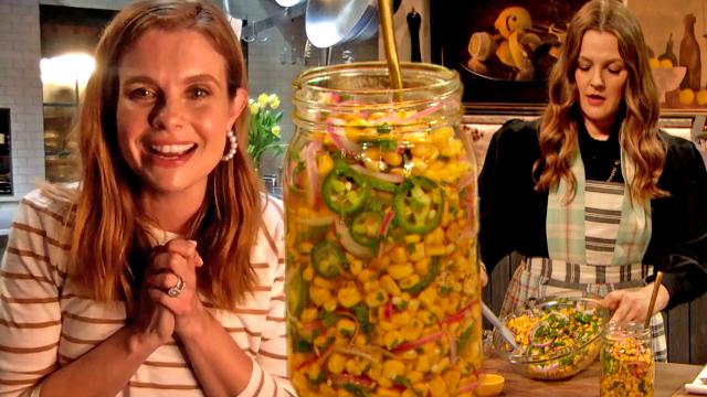 In the Kitchen with Drew Barrymore and Brunch with Babs - Laura Prepon